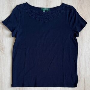 Ralph Lauren Navy Short Sleeve Tee